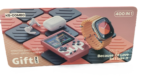 Combo smartwatch audifonos mini consola